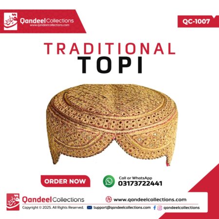 Balochi Traditional Topi - QC1007